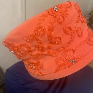 Lady Church Hat Peach